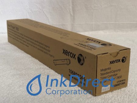 Xerox 106R1564 106R01564  Phaser 7800 Standard Yield Toner Cartridge Magenta on Sale