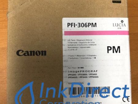 ( Expired ) Genuine Canon 6662B001AA PFI-306PM Ink Tank Photo Magenta For Sale