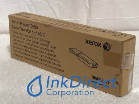 Xerox 106R2227 106R02227 Toner Cartridge Yellow Phaser 6600 WorkCentre 6605 Hot on Sale