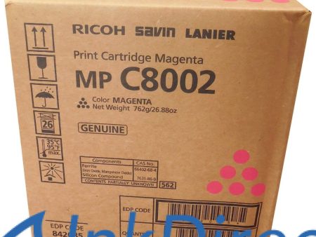 Genuine Ricoh Savin Lanier 842085 841782 MP C8002 Print Cartridge Magenta MP C7502 C6502 C8002 Hot on Sale