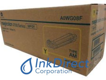 Genuine Konica Minolta A0WG08F IUP12Y IU-P12Y 4700 Series Image Unit Yellow MagiColor 4750 Sale