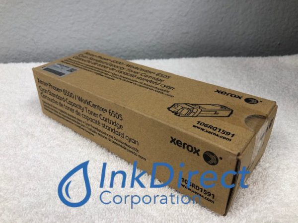 Xerox 106R1591 106R01591  Phaser 6500 Standard Yield Toner Cartridge Cyan on Sale